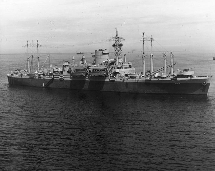 USS Ancon in the Atlantic Ocean, 11 Jun 1943