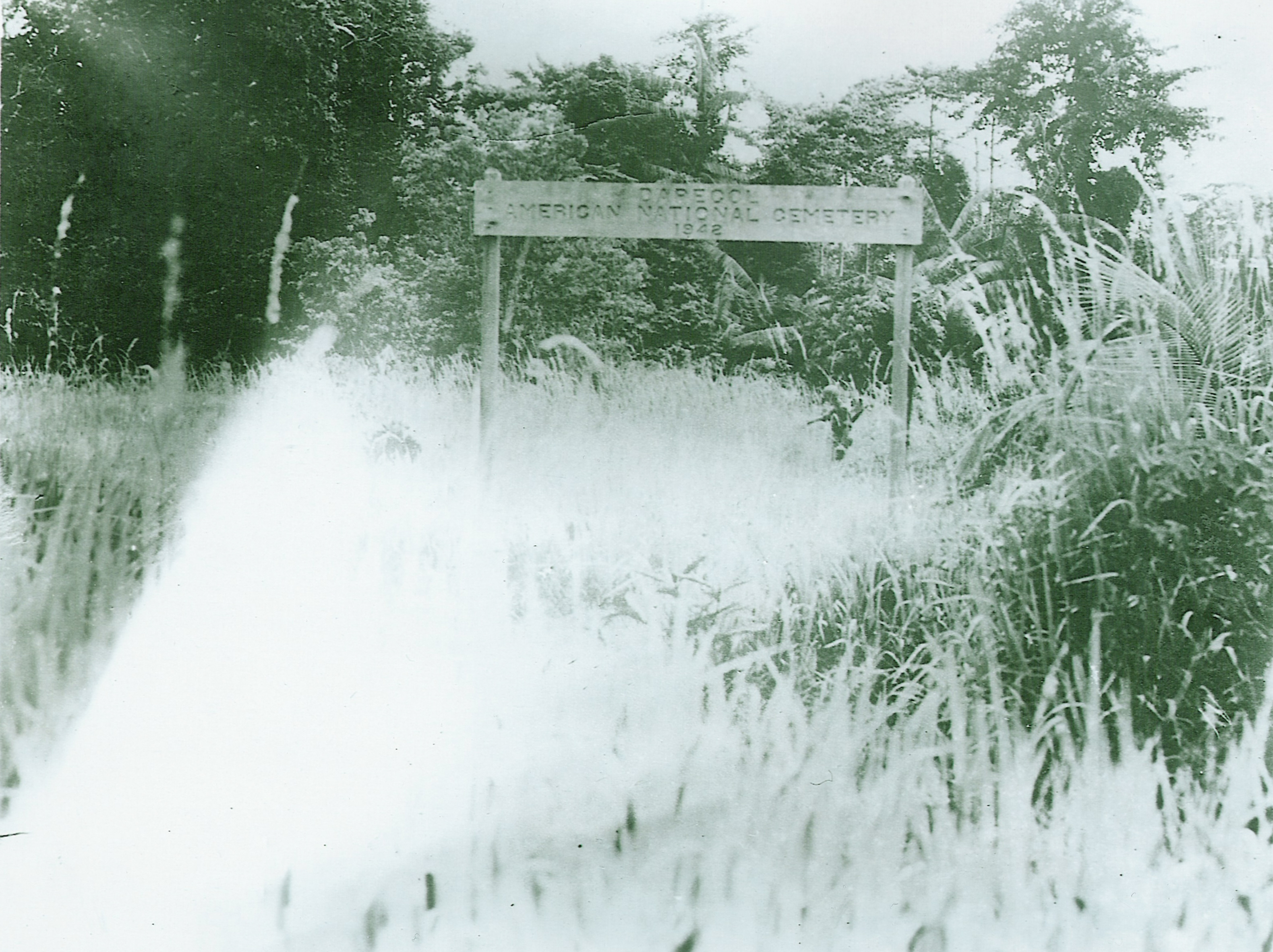 American National Cemetery, Davao Penal Colony, Philippines, date unknown