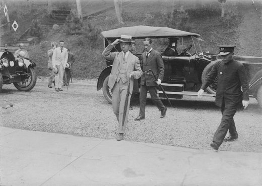 Crown Prince Hirohito at Mount Kusa, Taiwan, 25 Apr 1923