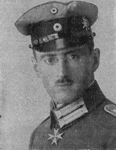 Portrait of Lieutenant Ferdinand Schörner, 1918; note Pour le Mérite medal