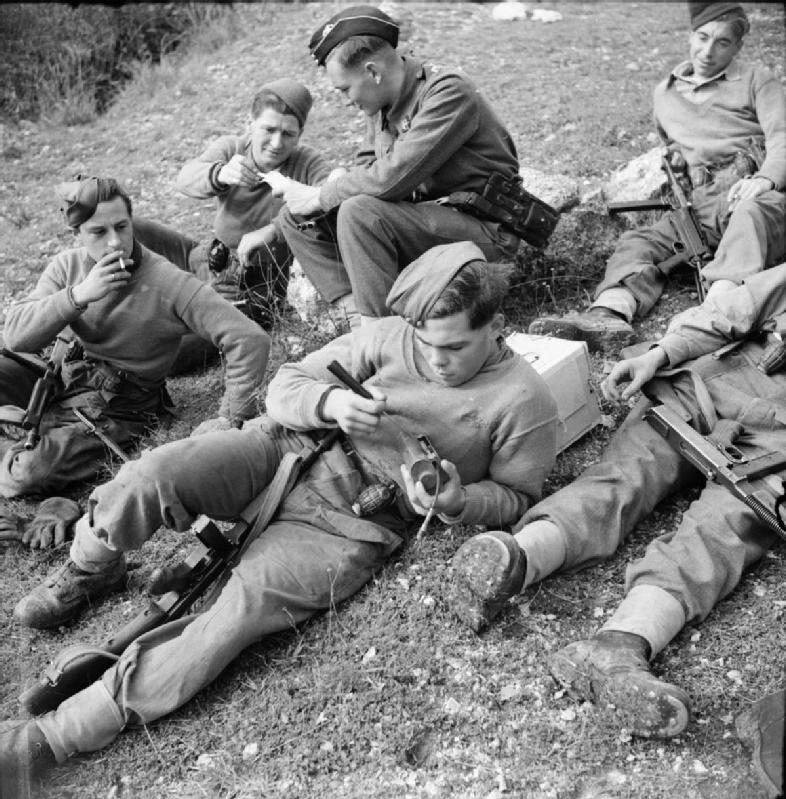 Men of UK 1st East Surreys regiment, 16 Dec 1943