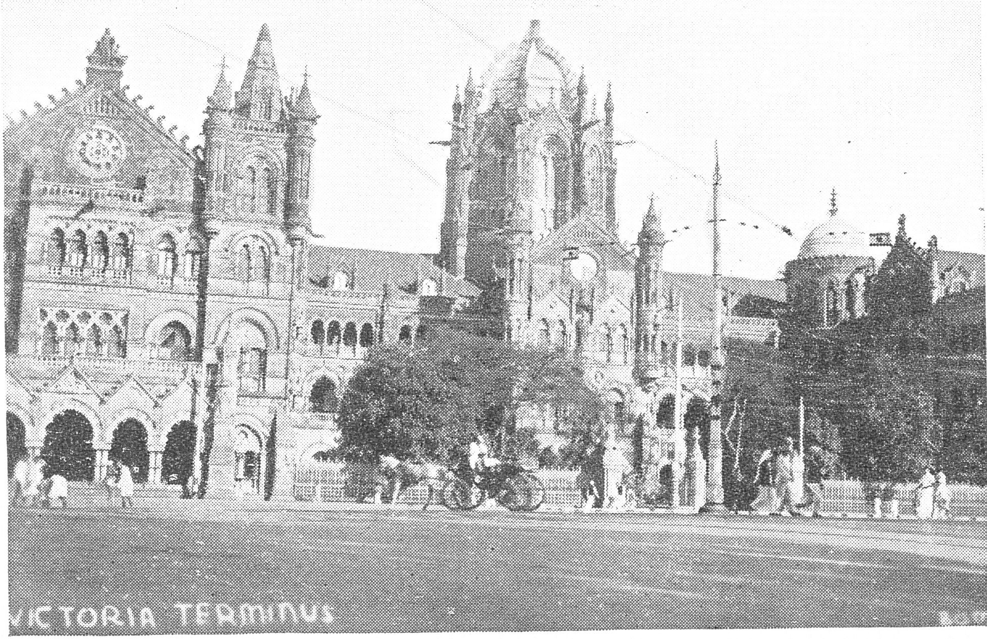Victoria Terminus (now Chhatrapati Shivaji Maharaj Terminus), Bombay, India, 1944