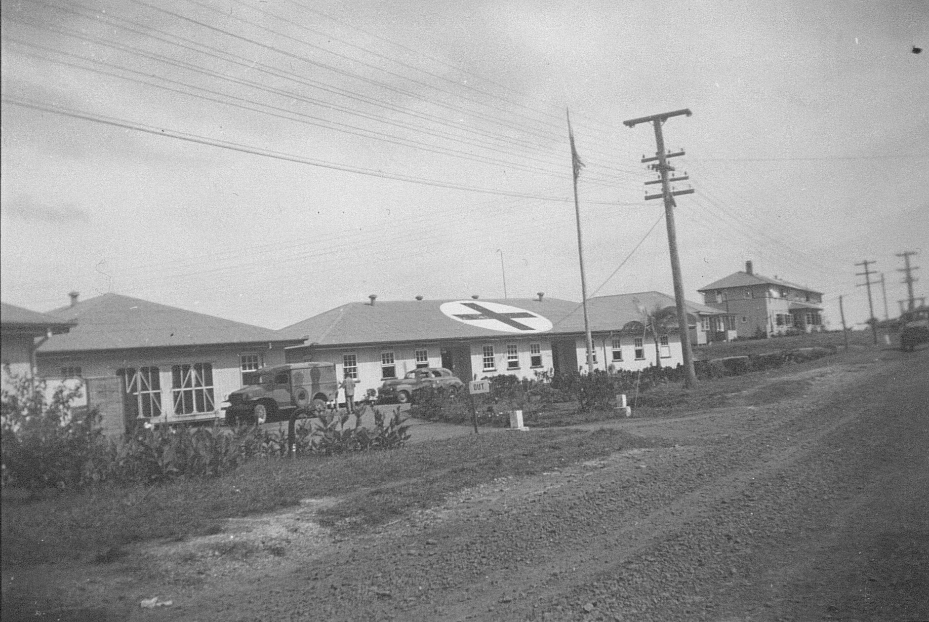 WC54 ambulance at US Army Medical Detachment 1340 facility, Fiji, 1942-1944