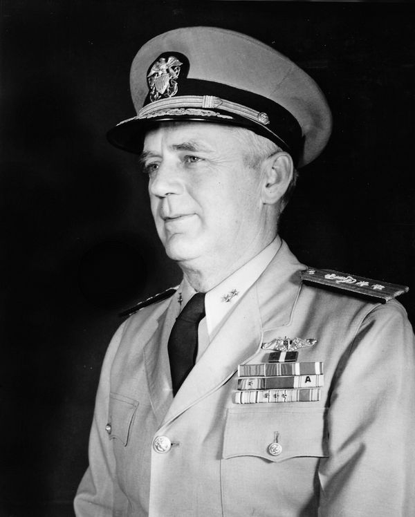 Portrait of Rear Admiral Edmund Wooldridge, late 1940s-early 1950s