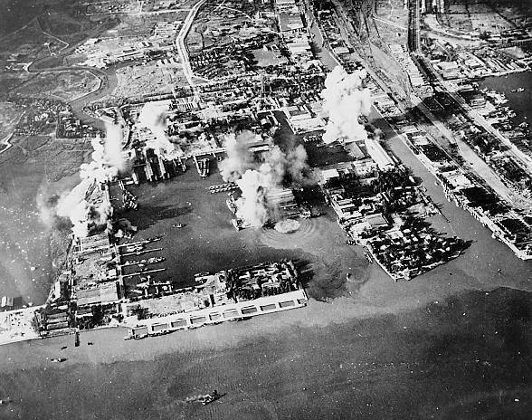 Surabaya under attack, Java, Dutch East Indies, 17 May 1944, photo 3 of 3