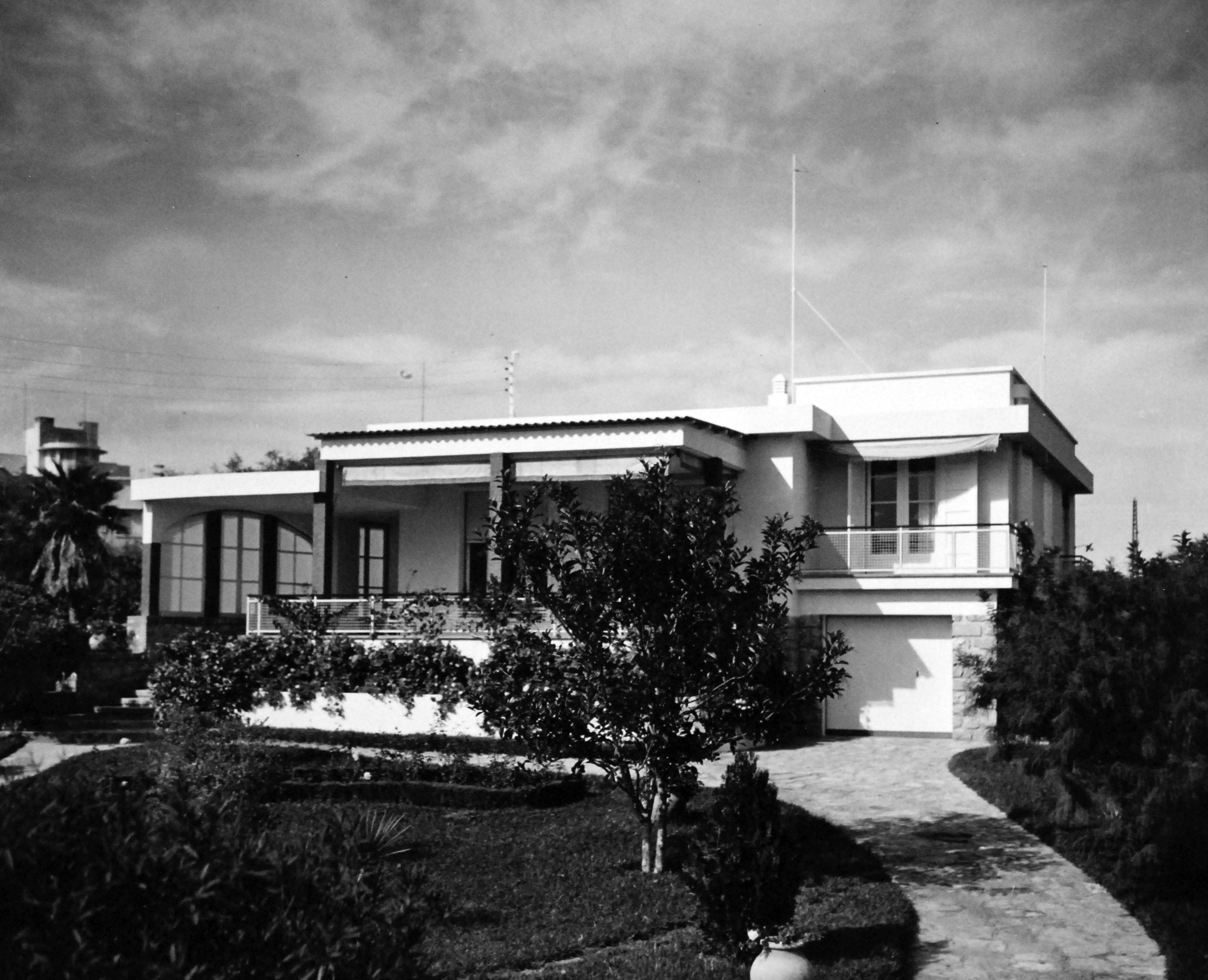 The Anfa House in Casablanca, Morocco, Jan 1943. This house was part of Camp Anfa on the grounds of the Anfa Hotel. Anfa House was Franklin Roosevelt’s residence during the Casablanca Conference.
