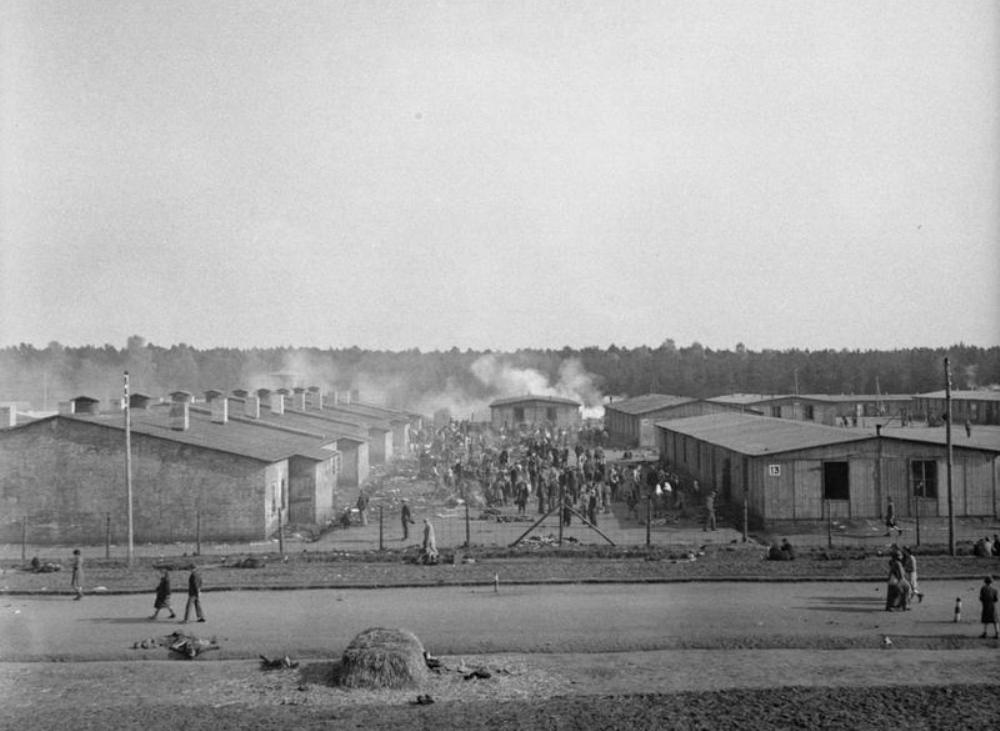 [Photo] Bergen-Belsen Concentration Camp As Seen From Outside The Wire ...