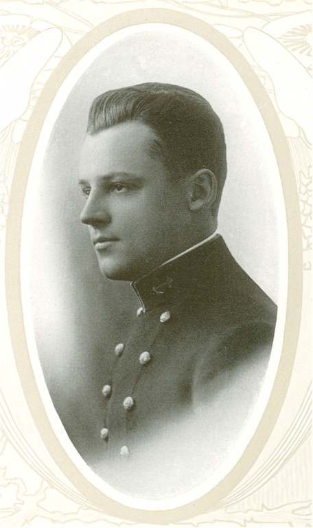 Theodore Chandler’s photo from the Naval Academy’s 1915 ‘Lucky Bag’ yearbook.