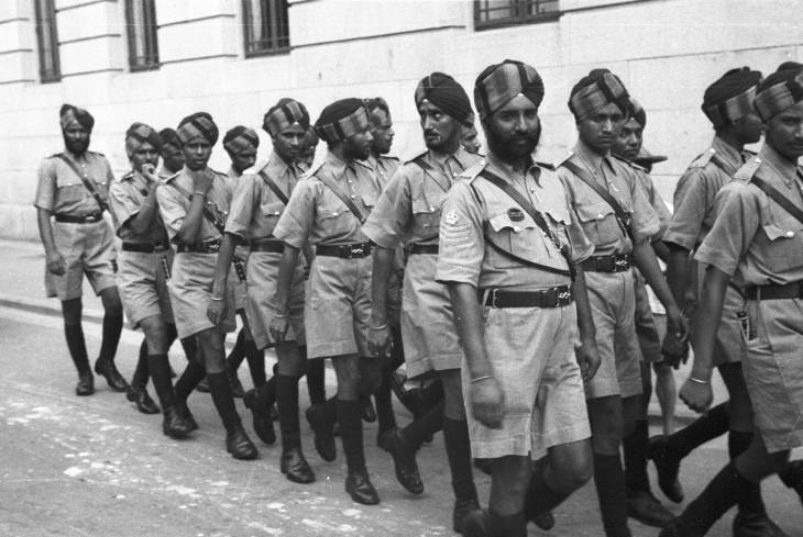 Personnel of the British Indian Army, Hong Kong, 1941