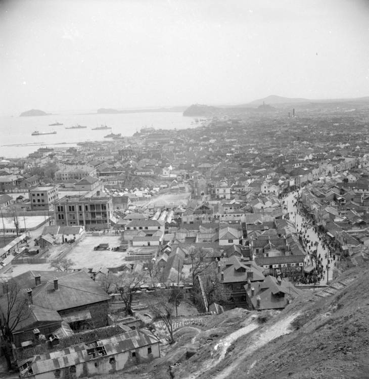View of Chongqing, China, fall of 1937