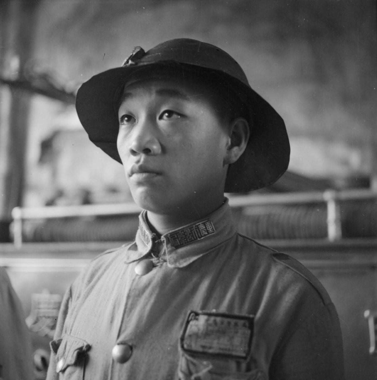 Firefighter, Chongqing, China, 1940s, photo 1 of 2