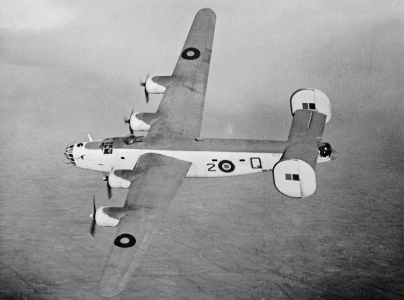 A Consolidated Liberator Mk.IIIa (B-24D) bomber with the Royal Air Force Coastal Command’s No. 86 Squadron operating from RAF Ballykelly in Northern Ireland, 1943.