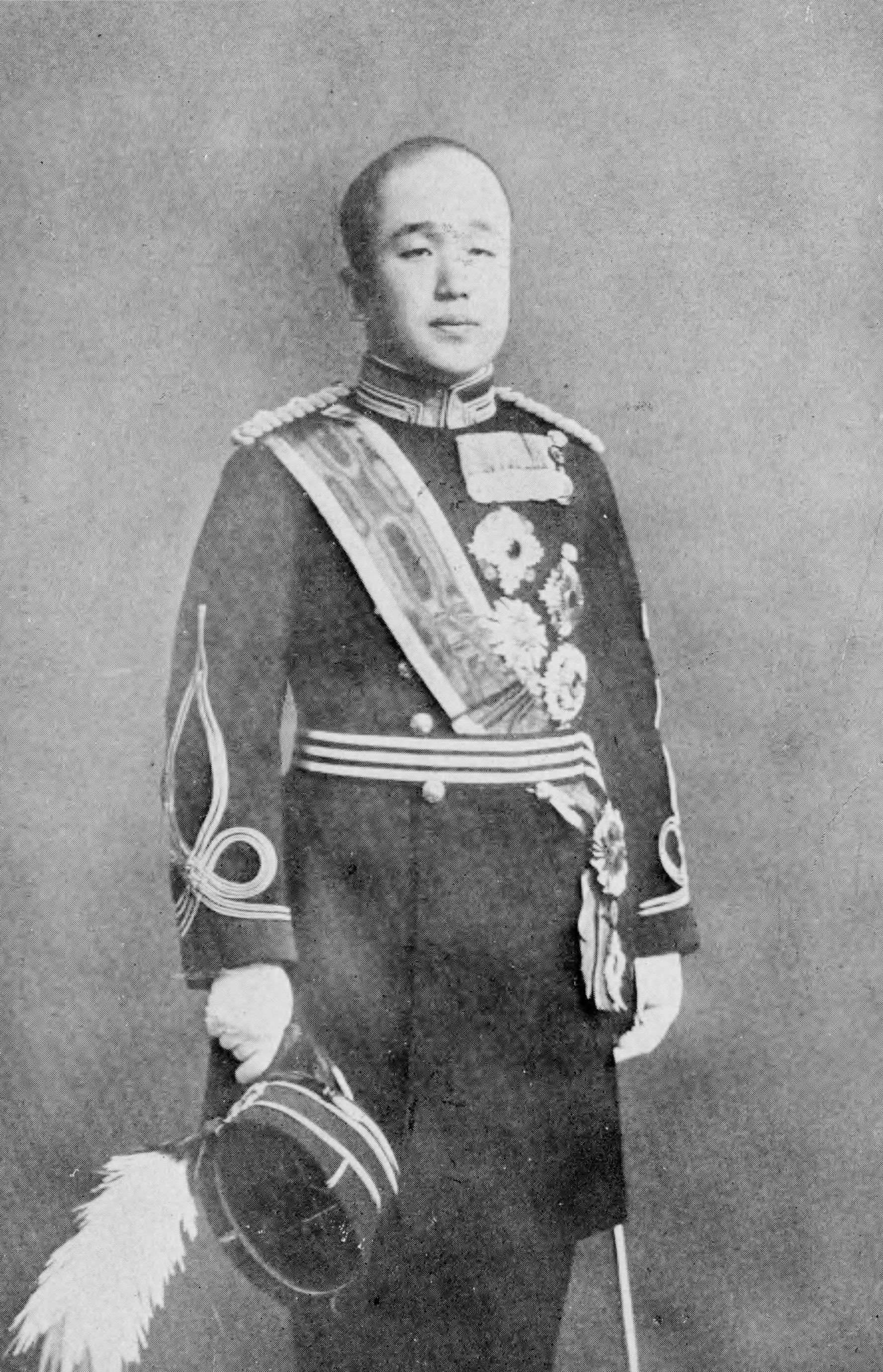 Portrait of Crown Prince Yi Un, mid 1910s; seen in 1 Mar 1922 issue of Royal Pictorial published by Osaka Mainichi Shimbun