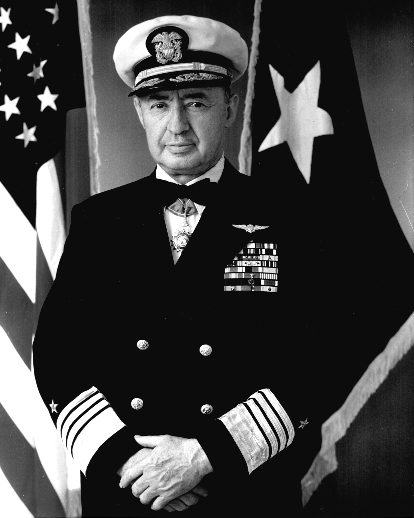Portrait of Admiral J.J. Clark on the occasion of his retirement, 1953. Photo 2 of 2.