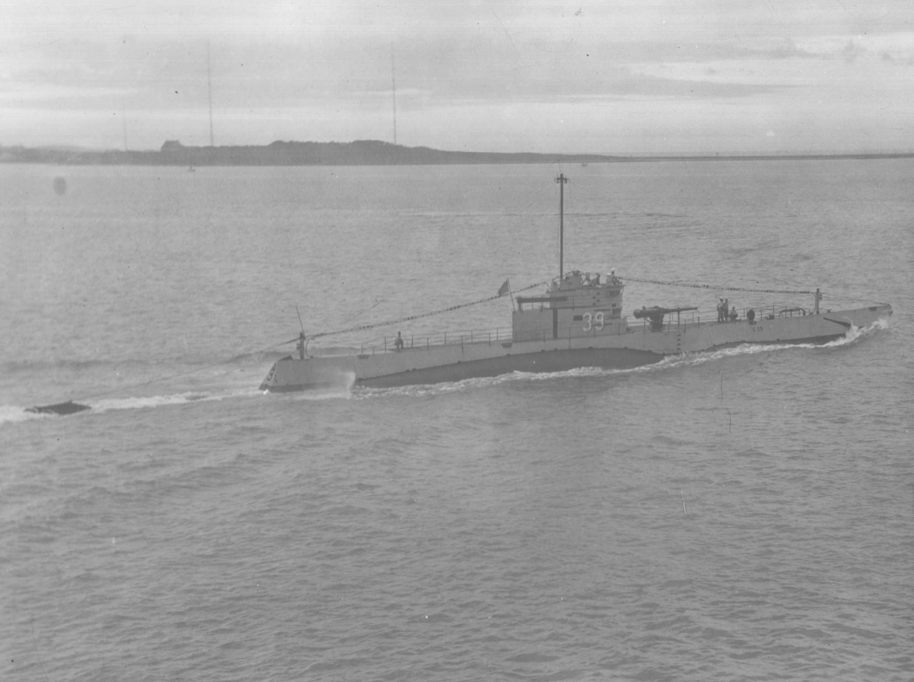USS S-39 at Qingdao, Shandong Province, China, 13 Jun 1930