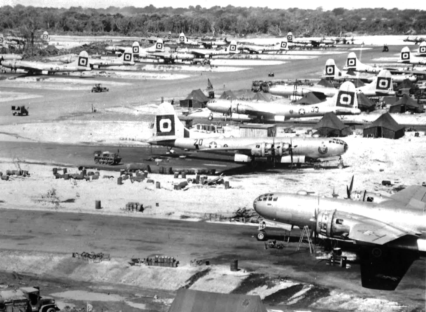 Photo B 29 Superfortress Bombers Of The 29th Bombardment Group