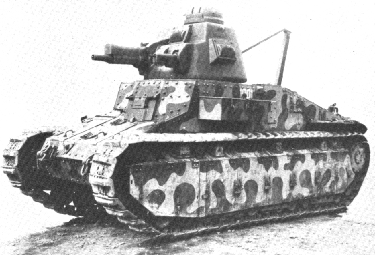 Char D1 light tank with ST2 turret, 1936