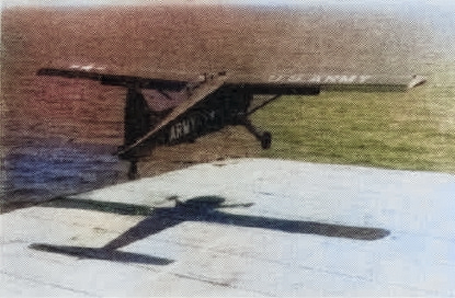 L-20 aircraft of US Army 24th Infantry Division taking off from USS Corregidor off Lebanon, Jul 1958; seen in Oct 1958 issue of US Navy Naval Aviation News [Colorized by WW2DB]