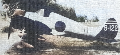 A5M aircraft at rest, date unknown [Colorized by WW2DB]