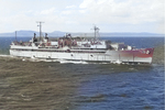 USS Proteus underway, 1963