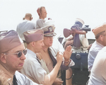 Officers of USS New Jersey, Pacific Ocean, 21 Jul 1943, photo 1 of 2