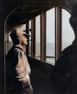 William Halsey aboard USS New Jersey, date unknown