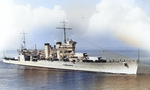 USS New Orleans in British waters on her shakedown cruise, May or Jun 1934.