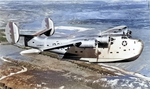 PB2Y Coronado aircraft of US Navy VP-13 squadron in flight, Nov 1940