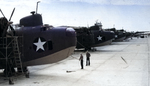 Mariner aircraft of US Navy Patrol Squadron VP-201, Naval Air Station Banana River, Florida, United States, circa Dec 1942-Feb 1943