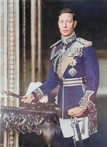 Portrait of King George VI of the United Kingdom, 1940s