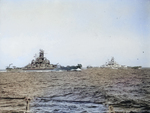 USS South Dakota and USS Alabama in the North Atlantic, 1943