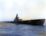 Submarine Guitarro, possibly on Lake Michigan, United States, early 1944