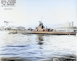 USS Gunnel at Mare Island Naval Shipyard, Vallejo, California, United States, 31 Oct 1943