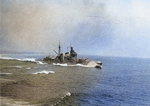 Haguro underway at high speed, 1936