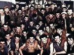 Survivors of USS Helena, circa 7 Jul 1943