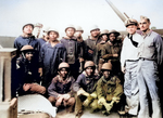 African-American mess attendants/gunners aboard Indianapolis, 10 Jul 1942