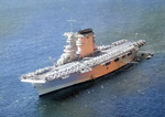 USS Lexington at anchor off Honolulu, Hawaii, 8 Apr 1938