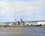 USS North Carolina at New York, New York, United States, late 1945 or early 1946