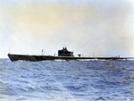 USS Permit underway during shakedown period, 11 Aug 1937