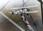 T4M-1 aircraft flying over USS Saratoga, 1929