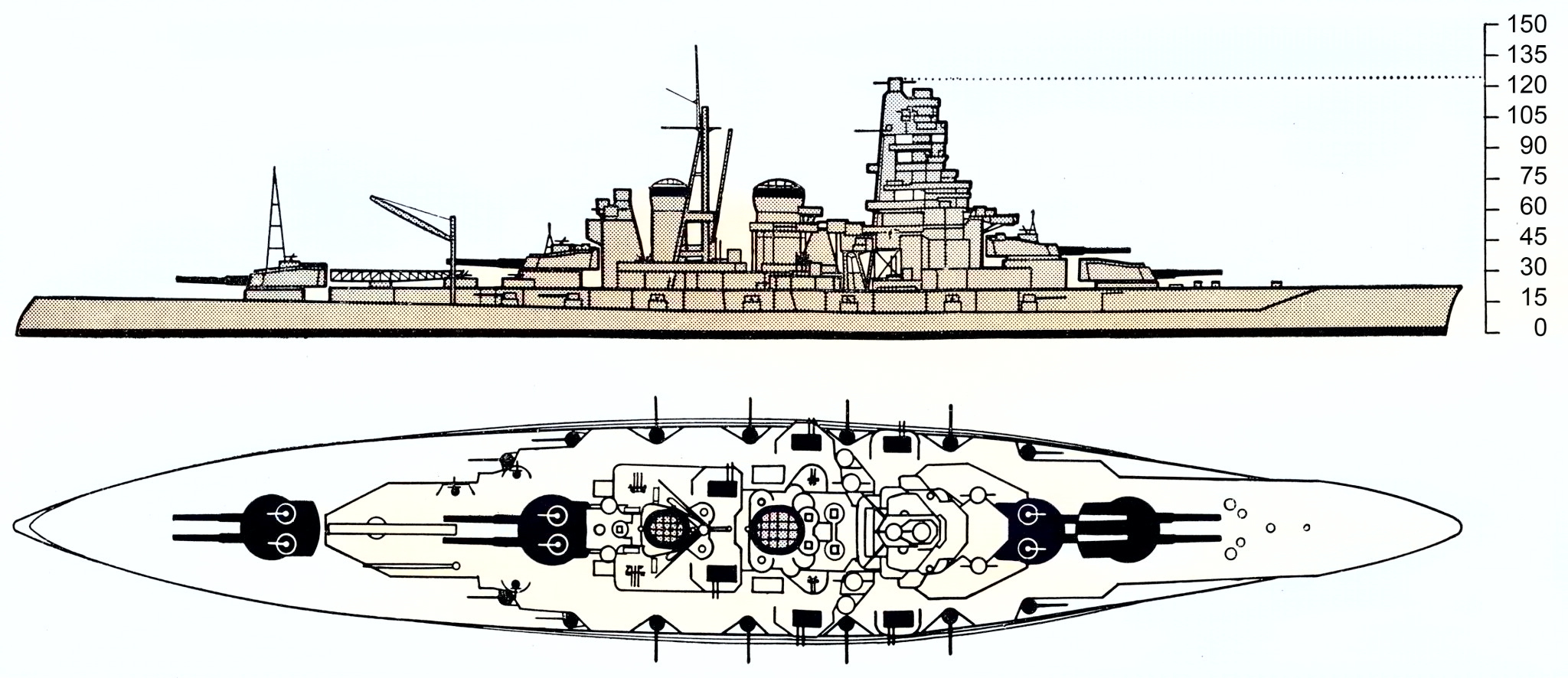 [Photo] US Navy Office of Naval Intelligence drawing of the Kongo-class ...