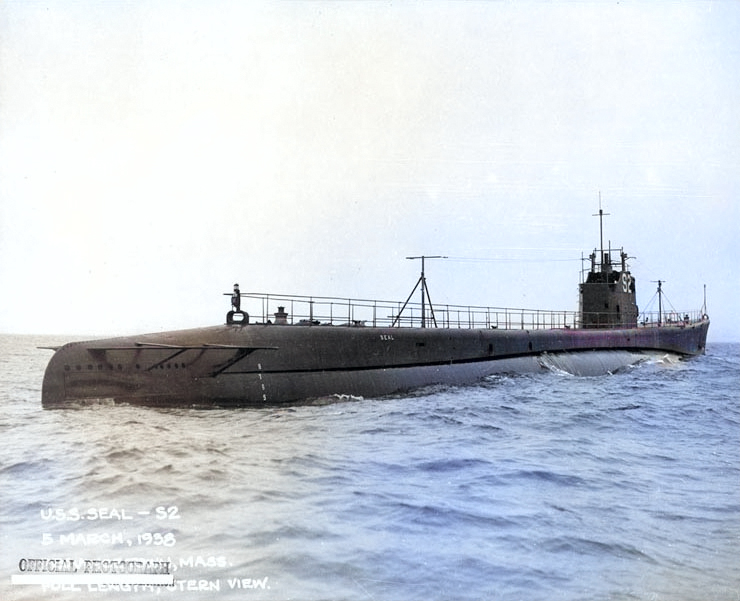 [Photo] Seal during her trials, off Provincetown, Massachusetts, United ...