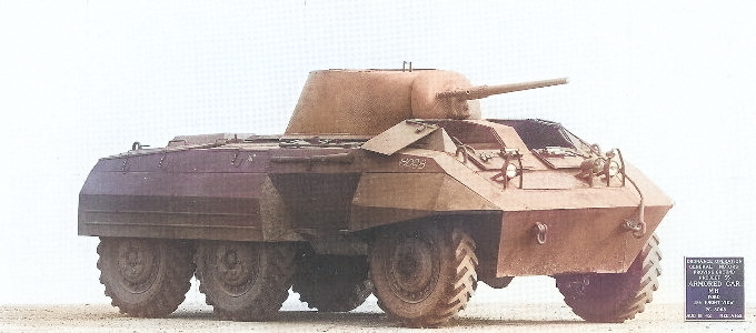 T22E1 prototype armored car, 18 Aug 1942 [Colorized by WW2DB]