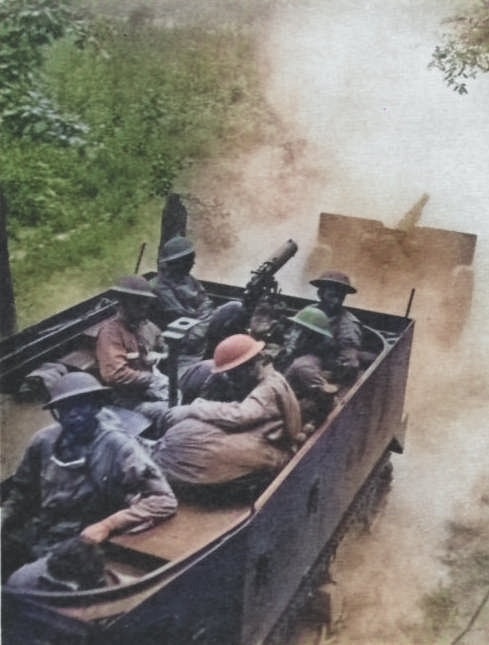 US 75mm gun on exercise, Tennessee, United States, Jun 1941 [Colorized by WW2DB]