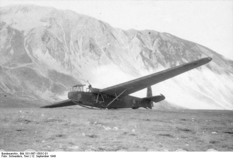 German DFS 230 C-1 glider at Gran Sasso, Italy, 12 Sep 1943, photo 4 of 7