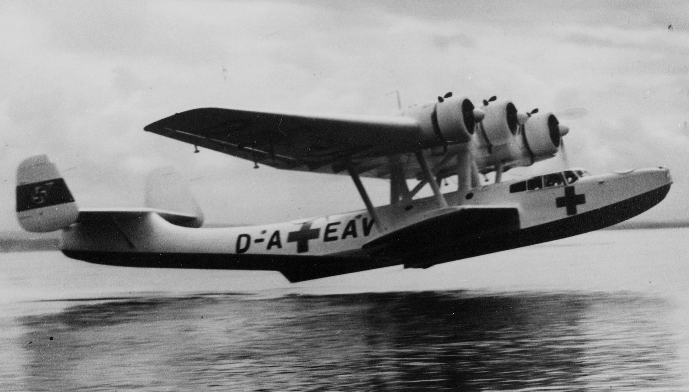 Do 24 float plane taking off, date unknown