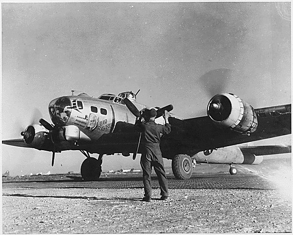B-17G 'Big Yank' of the 483rd Bomber Group, circa 1945