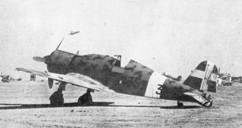 A captured G.50 aircraft, North Africa, circa 1942