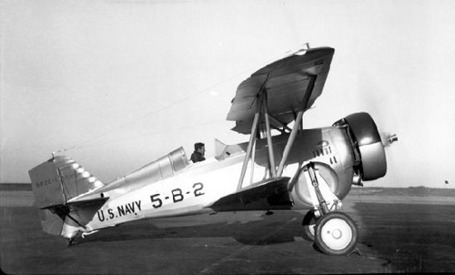 BF2C Goshawk fighter at rest, date unknown