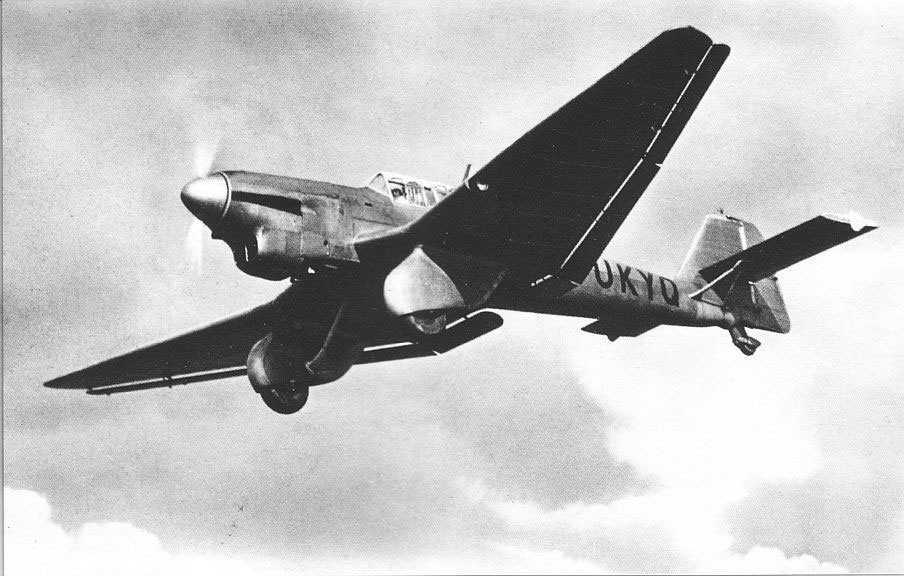 Third prototype of Ju 87, date unknown